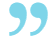 A blue semicolon symbol with the word " semicolon ".